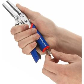 Зажимные клещи WORKPRO 165 мм, 6-1/2 дюймов, CR-V, с удлиненным захватом WP231075 (артикул 25973747) – фото 3