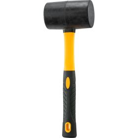 Резиновый молоток (киянка) HARDY 75 мм, ручка 2K, черный 2028-920075 (артикул 18506395) – фото 3