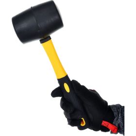 Резиновый молоток (киянка) HARDY 75 мм, ручка 2K, черный 2028-920075 (артикул 18506395) – фото 4
