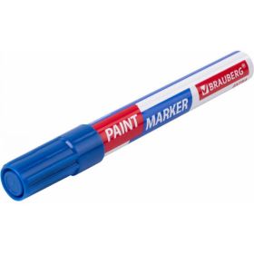 Лаковый маркер-краска BRAUBERG EXTRA paint marker 4 мм, синий, улучшенная нитро-основа, 151983 (артикул 16727906) – фото 5