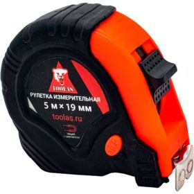 Рулетка TOOLAS МАГНИТ 5 м, 25 мм 00003509 (артикул 26772644) – фото 1