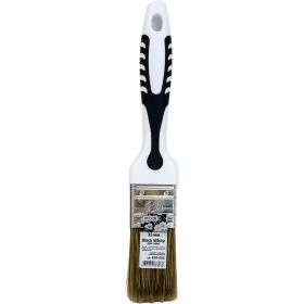 Кисть DECOR Black White для лака 35x15мм, темная щетина, 2К ручка 830-035 11607887 (артикул 23162817) – фото 1
