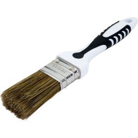 Кисть DECOR Black White для лака 35x15мм, темная щетина, 2К ручка 830-035 11607887 (артикул 23162817) – фото 2