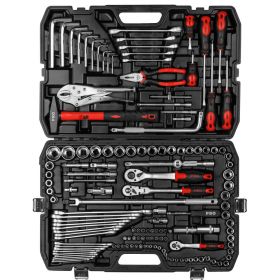 Набор инструментов STARTUL PRO Stuttgart 1/4"", 3/8"", 1/2"" 6 граней, 142 предмета PRO-142S (артикул 25660665) – фото 2
