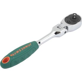 Трещоточная рукоятка Jonnesway R4102 с шарниром 1/4 DR, 36 зубцов, 155 мм 46382 (артикул 22197657) – фото 2