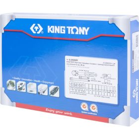 Набор торцевых головок 1/4"" с принадлежностями (ложемент, 26 предметов) KING TONY 9-2526MR (артикул 15534844) – фото 4