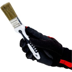 Кисть DECOR Black White для лака 35x15мм, темная щетина, 2К ручка 830-035 11607887 (артикул 23162817) – фото 5