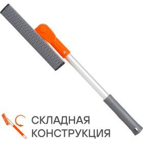 Складная щетка для мытья стекол с поролоном и водосгоном Airline 40 см ABGN005 (артикул 25096683) – фото 5