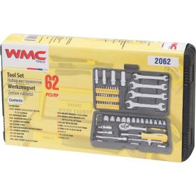 Набор инструмента WMC TOOLS 62 предмета WMC-2062 (артикул 27098684) – фото 5