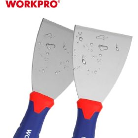 Шпатель WORKPRO гибкий, нержавеющая сталь, 60 мм WP321010 (артикул 27727962) – фото 6