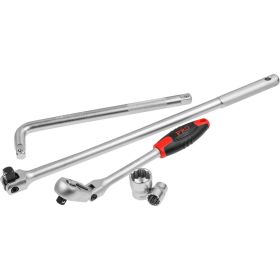 Набор инструментов STARTUL PRO Stuttgart 1/4"", 3/8"", 1/2"" 6 граней, 142 предмета PRO-142S (артикул 25660665) – фото 6