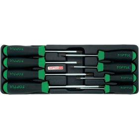 Набор отверток TOPTUL TORX T9-T40 с отверстием 8 предметов, в ложементе GAAT0807 (артикул 25985831) – фото 1
