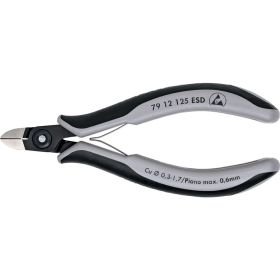 Прецизионные бокорезы для электроники KNIPEX KN-7912125ESD (артикул 14978299) – фото 1