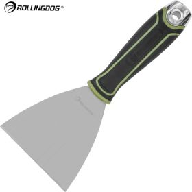 Малярный строительный шпатель ROLLINGDOG Joint knife из нержавеющей стали, 101 мм., ультра-гибкое лезвие, металлический наконечник 50383 (артикул 22950033) – фото 2
