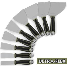 Малярный строительный шпатель ROLLINGDOG Joint knife из нержавеющей стали, 101 мм., ультра-гибкое лезвие, металлический наконечник 50383 (артикул 22950033) – фото 6