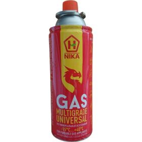 Универсальный всесезонный газ NIKA в баллоне 220 г 4680165203575 ЦБ-00008046 (артикул 26601908) – фото 1