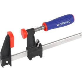 Быстрорегулируемая F-образная струбцина WORKPRO 600 мм WP232033 (артикул 25974083) – фото 1