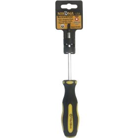 Отвертка NIKONA звездочка Torx Cr-V, T25x100 мм, шестигранная 22-643 (артикул 21432742) – фото 1