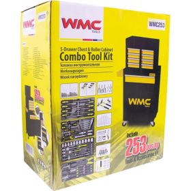 Тележка инструментальная с набором инструментов 253пр. WMC TOOLS WMC-253 (артикул 27098606) – фото 21