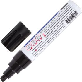 Лаковый маркер-краска BRAUBERG PRO PLUS paint marker 8 мм, черный, нитро-основа, алюминиевый корпус 151455 (артикул 16475332) – фото 3