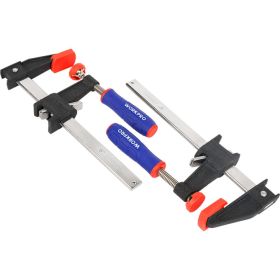Быстрорегулируемая F-образная струбцина WORKPRO 600 мм WP232033 (артикул 25974083) – фото 5