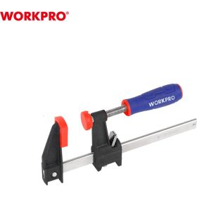Быстрорегулируемая F-образная струбцина WORKPRO 600 мм WP232033 (артикул 25974083) – фото 7