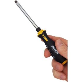 Плоская шлицевая отвертка Felo Ergonic 5,5X1,0X100, ударная 45005540 (артикул 16391251) – фото 2