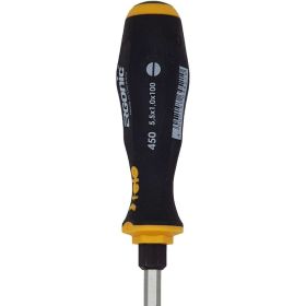 Плоская шлицевая отвертка Felo Ergonic 5,5X1,0X100, ударная 45005540 (артикул 16391251) – фото 4