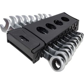 Набор комбинированных трещоточных ключей ROCKFORCE 8-19мм 9 предметов RF-51092 (артикул 15991030) – фото 4