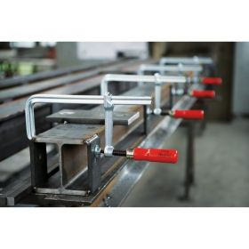 Струбцина BESSEY classiX цельнометаллическая 160/80, усилие 5 кН, c деревянной рукояткой BE-GS16 (артикул 15392207) – фото 3