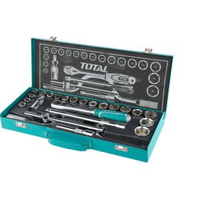 Набор инструмента TOTAL 1/2 24 предмета THT141253 (артикул 15943559) – фото 1