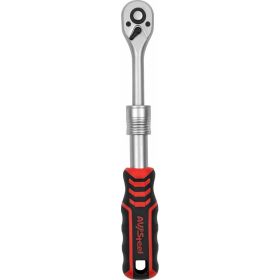 Телескопическая трещотка AV Steel 1/2 72-зубца 300-440мм AV-528670 (артикул 16045178) – фото 3