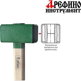 Кувалда Арефино Инструмент 5 кг, квадратная, с деревянной ручкой С273 (артикул 26342195) – фото 2