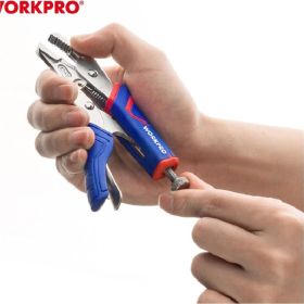 Фиксирующие клещи WORKPRO PRO 130 мм WP231072 (артикул 25826501) – фото 4