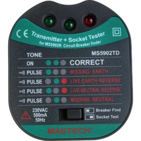 Тестер розеток, детектор автоматов Mastech ms5902rtd 13-1262 (артикул 26892014) – фото 10