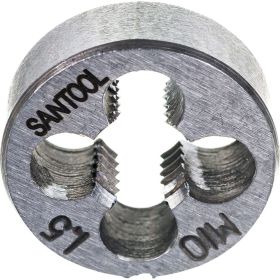 Плашка SANTOOL М10х1,5 d-25мм 032110-010-150 (артикул 15504099) – фото 1