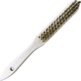 Ручная щетка OSBORN 3 ряда, 295x145, ворс гофр латунь 0,30 150.593-0001 (артикул 26517302) – фото 1