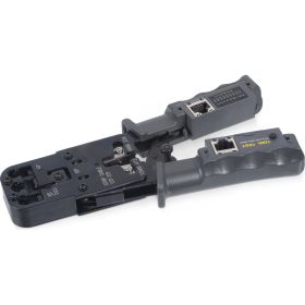 Обжимной инструмент Cabeus HT-022) 3 в 1, для RJ-45, RJ-11/12, с тестером для витой пары HT-2010NT (артикул 26148233) – фото 1