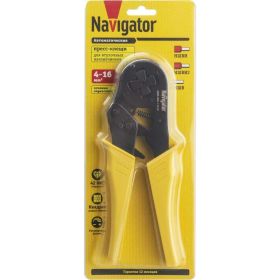 Пресс-клещи Navigator NHT-Pkv01-D-16 (для втулочных, 16 мм2) 80367 (артикул 22467189) – фото 3