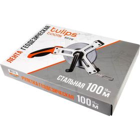 Геодезическая лента Tulips Tools сталь, 100 м II12-210 (артикул 26152907) – фото 3