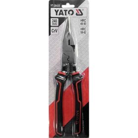 Многофункциональные тонкогубцы YATO 240мм YT-20435 (артикул 26084525) – фото 4