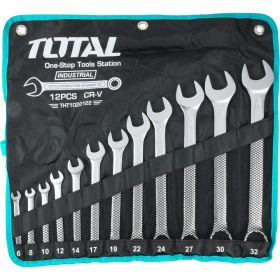 Набор комбинированных ключей TOTAL THT1022122 (артикул 22734597) – фото 2