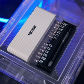 Набор отверток для точных работ KRANZ RA-01 25 предметов в кейсе, сталь S2 KR-12-4751 (артикул 21988240) – фото 6