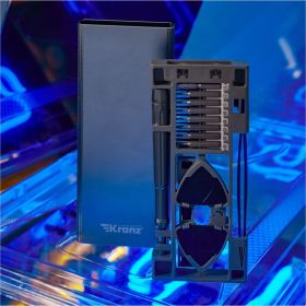Отвертка с битами для точных работ KRANZ RA-04, сталь S2, 24 предмета KR-12-4754 (артикул 19699522) – фото 10