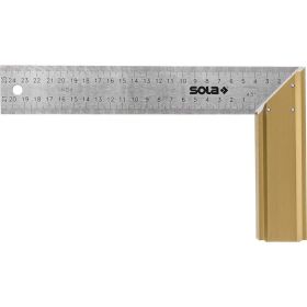Столярный угольник (алюминий 250х145 мм) SOLA SRB 250 56012101 (артикул 15735309) – фото 1
