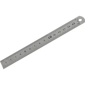 Двусторонняя, металлическая линейка, 150 мм Hobbi 15-6-015 (артикул 15836817) – фото 1