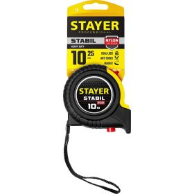 Профессиональная рулетка с двухсторонней шкалой STAYER Stabil 10мх25мм 34131-10_z02 (артикул 16043704) – фото 3