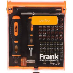 Набор отверток Perfeo Frank с битами насадками 73 в 1 30013238 (артикул 16282262) – фото 3