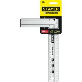 Жесткий столярный угольник STAYER Hercules 250 мм 3432-25 (артикул 18630457) – фото 6