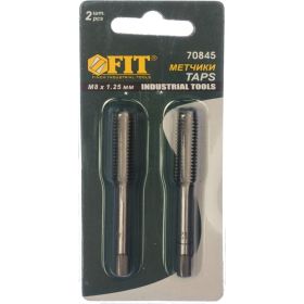 Метрические метчики 2шт 8х1.25мм FIT IT 70845 (артикул 15098315) – фото 1